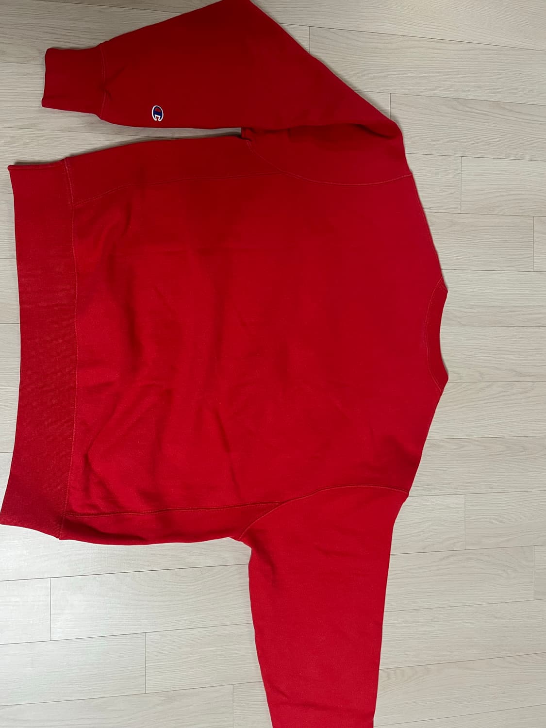 챔피온 레드 맨투맨 상품이미지2