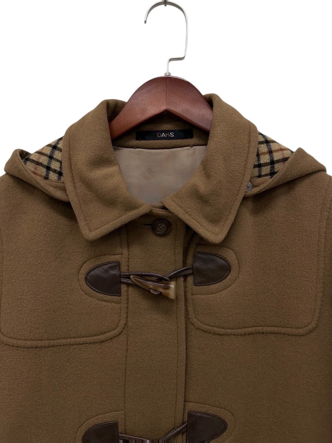 닥스 핸드메이드 울 떡볶이 더플코트 브라운 (L) 상품이미지2