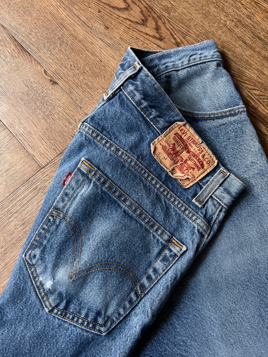 [34]리바이스 517 미디엄블루 플레어진 F10 상품이미지5