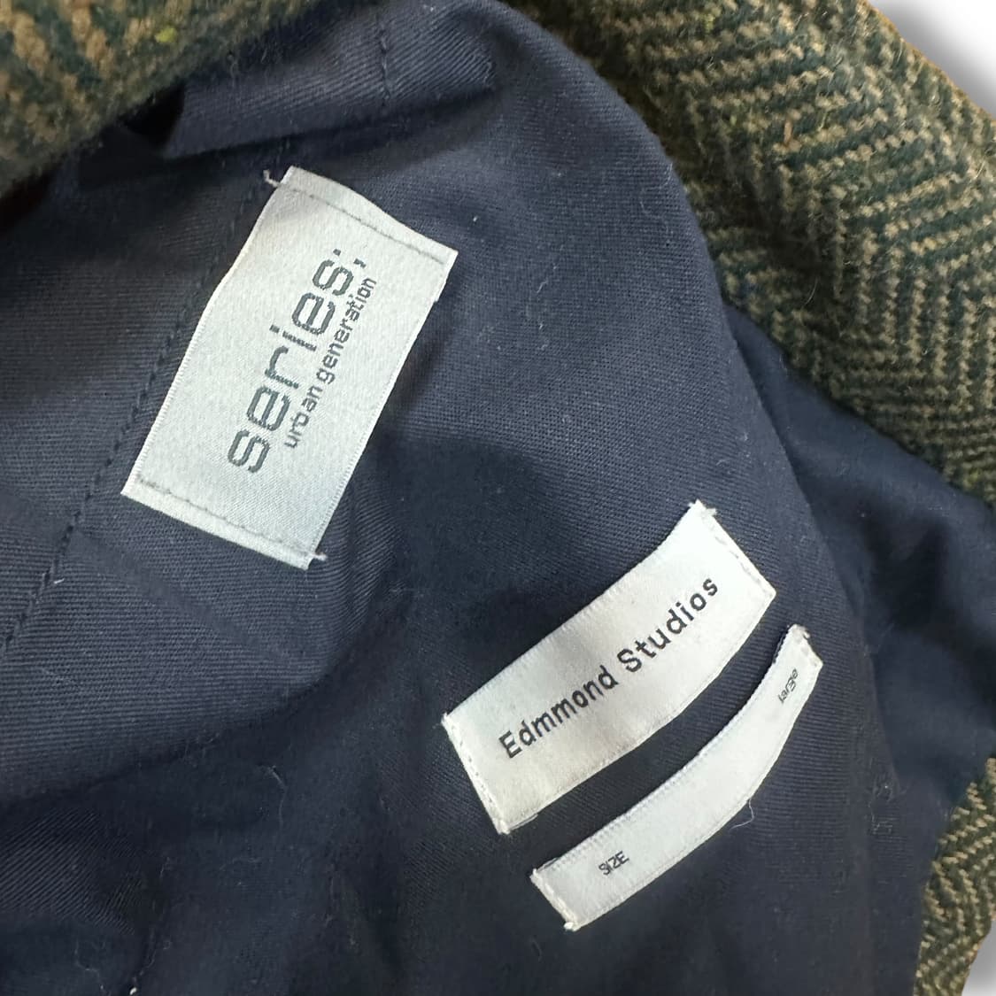 시리즈 x 에드몬스튜디오 헤링본 자켓 상품이미지5