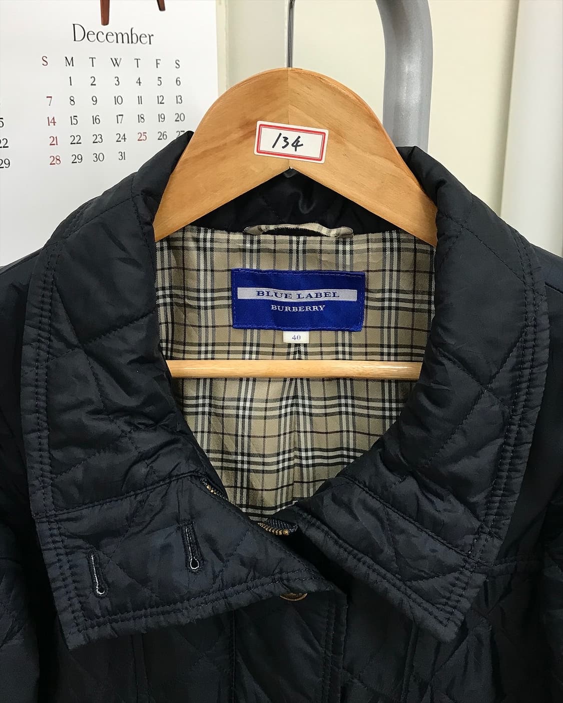 버버리 금장 퀼팅 자켓 상품이미지3