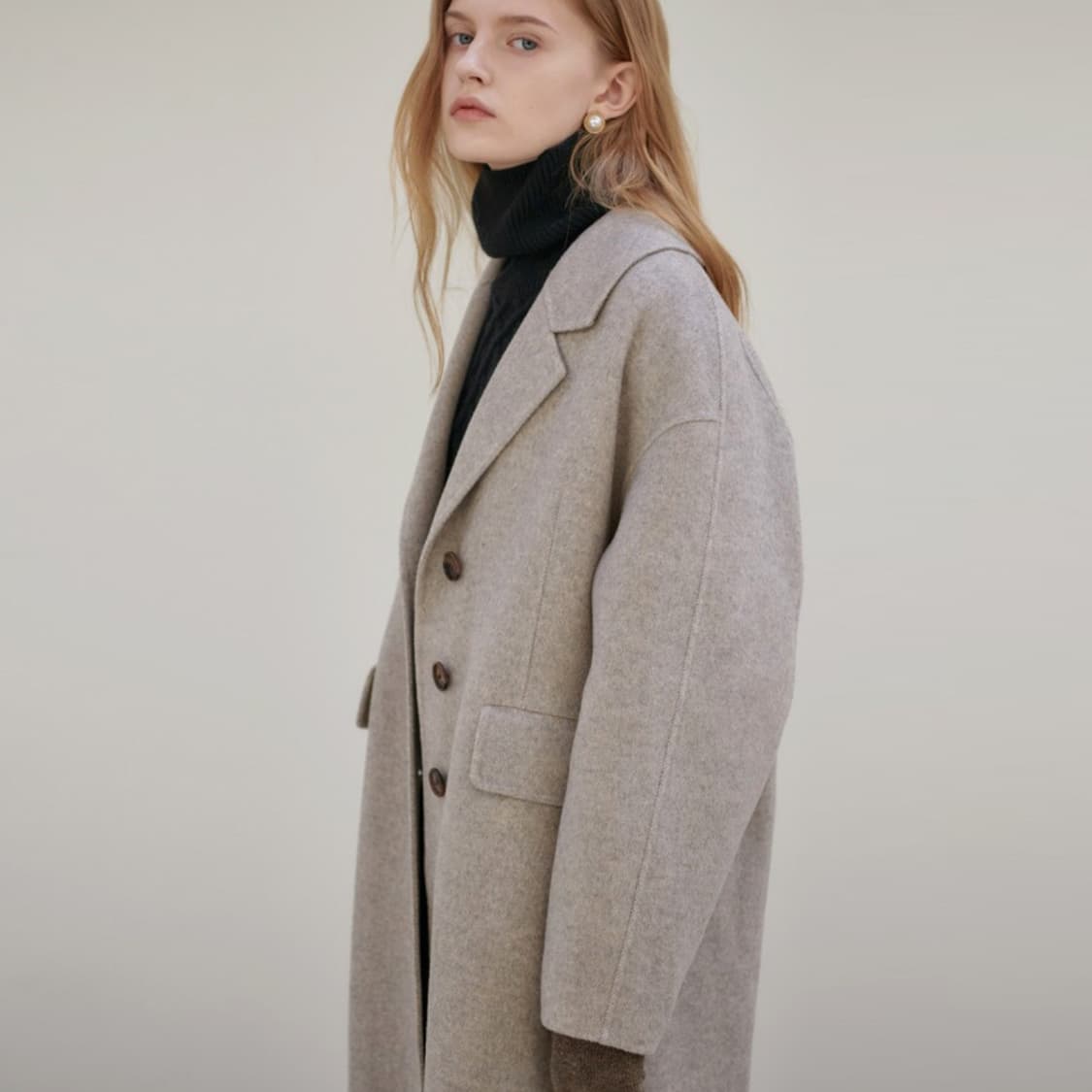 닐바이피(NILBY P) 캐시울 핸드메이드 코트 상품이미지2