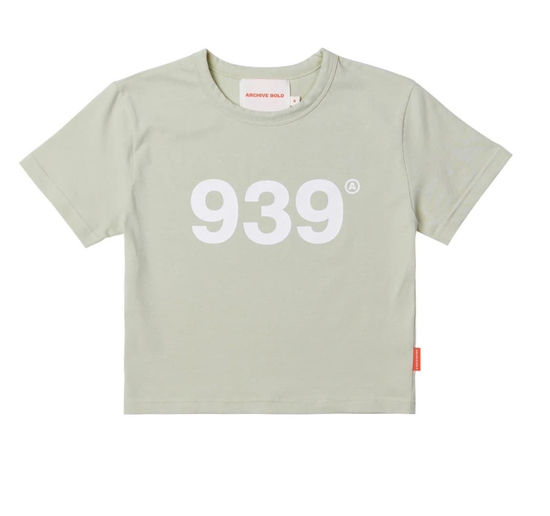 아카이브볼드 939 로고 크롭티 여성 반팔 상의 상품이미지1