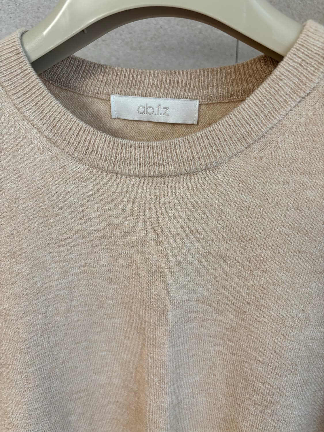 ab.f.z 베이지 니트 상품이미지2