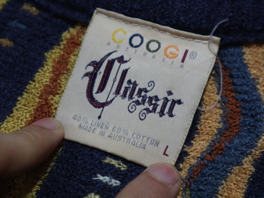 90's 쿠지 케이블 니트 가디건 상품이미지2