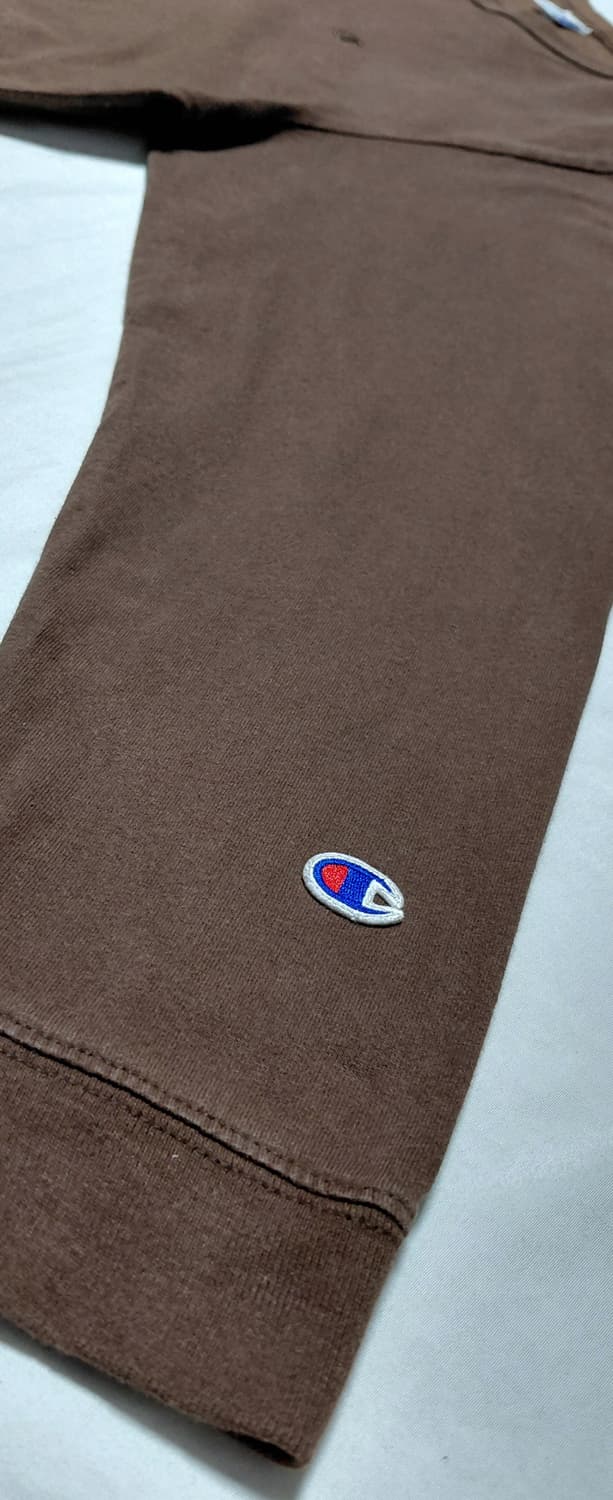 [XL] 챔피온 재팬 라인 자수 로고 롱슬리브 티셔츠 (브라운) 상품이미지5
