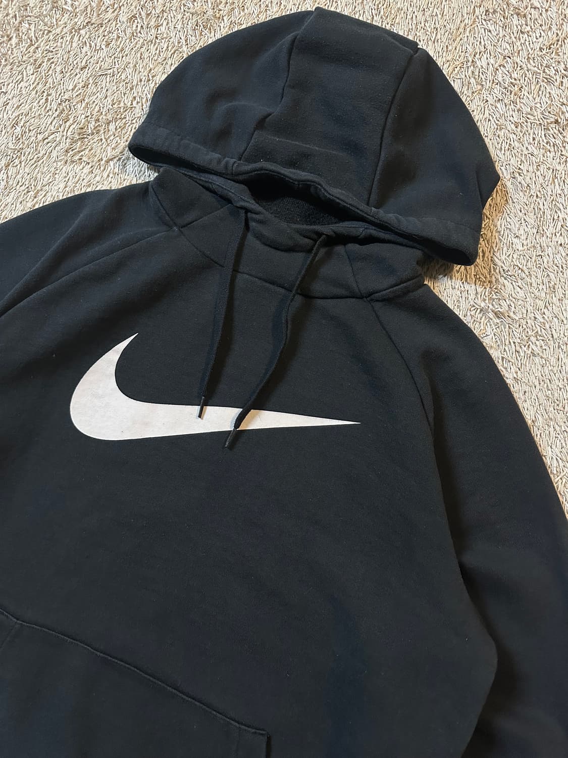 나이키 NIKE 드라이핏 빅 스우시 풀오버 후드티 블랙 상품이미지2