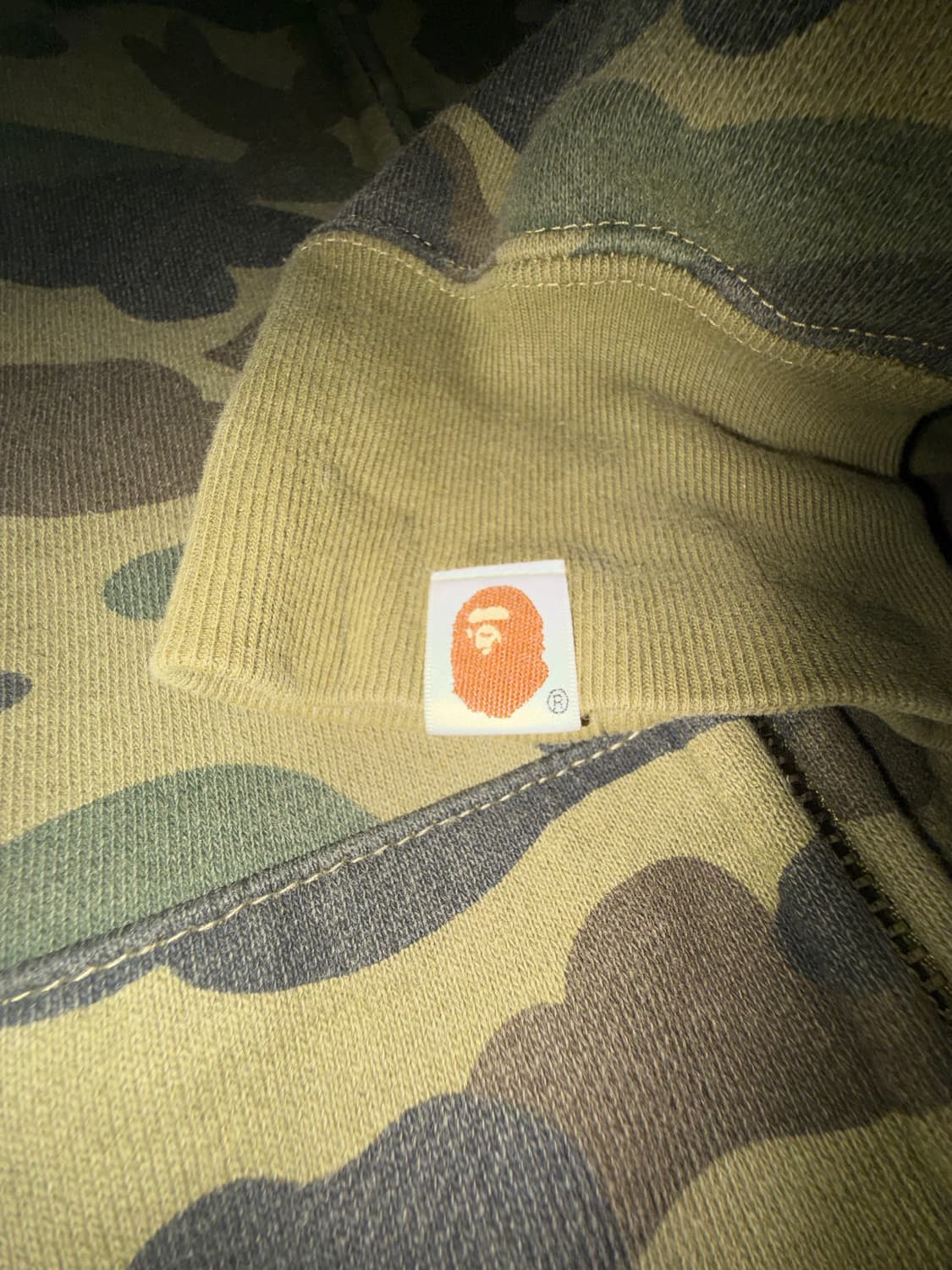 [정품] 베이프 샤크후드 PONR 녹계 상품이미지7