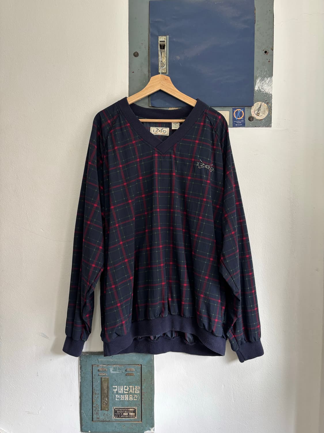 90s IZOD Check PullOver  상품이미지1
