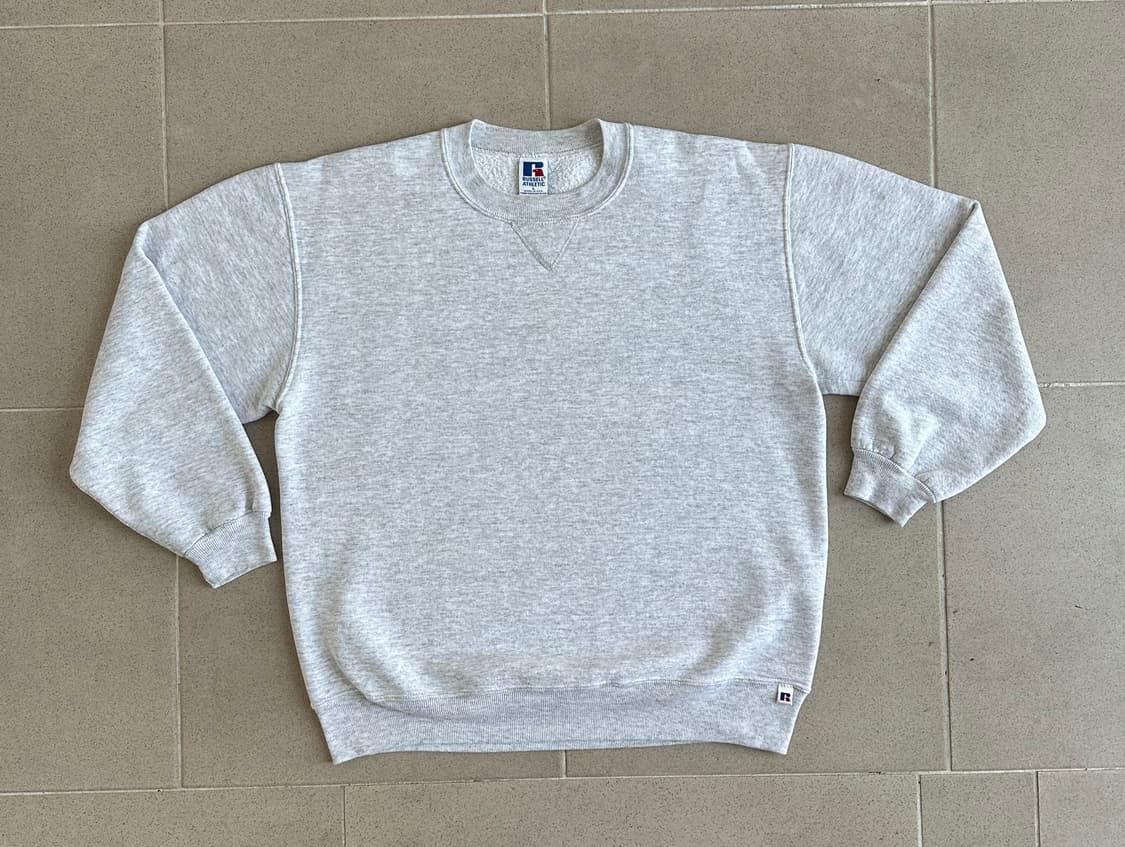 90s 빈티지 러셀 스웻셔츠 그레이 L USA 상품이미지1