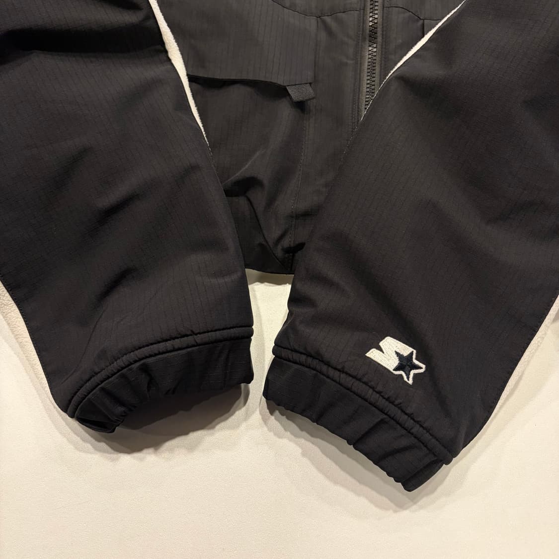 [L] 스타터 스카치 블랙 화이트 플리스 후리스 자켓 C369 상품이미지7