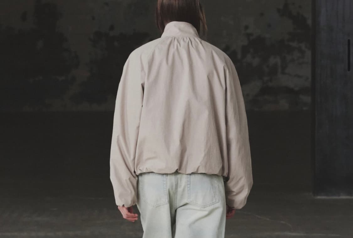 인사일런스 우먼 헤링턴 볼륨 핀턱 점퍼 베이지 상품이미지4