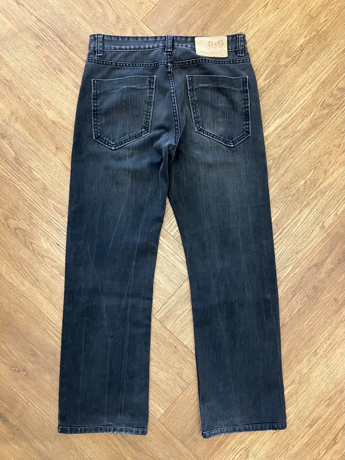 N218 돌체앤가바나 데님팬츠 청바지 흑청 블랙 상품이미지3