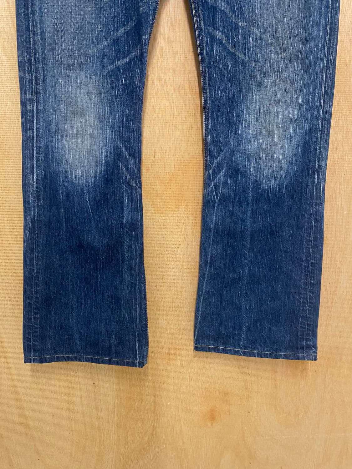 00's EDWIN blue trip 503 flare denim 상품이미지6
