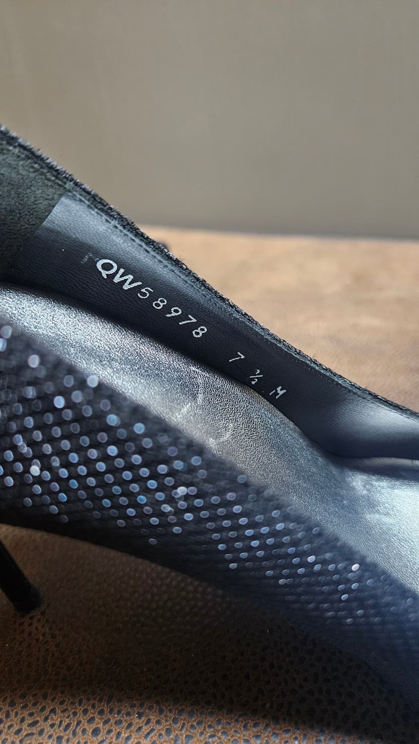 Stuart Weitzman 펌프스 힐 블랙 7.5M 상품이미지5