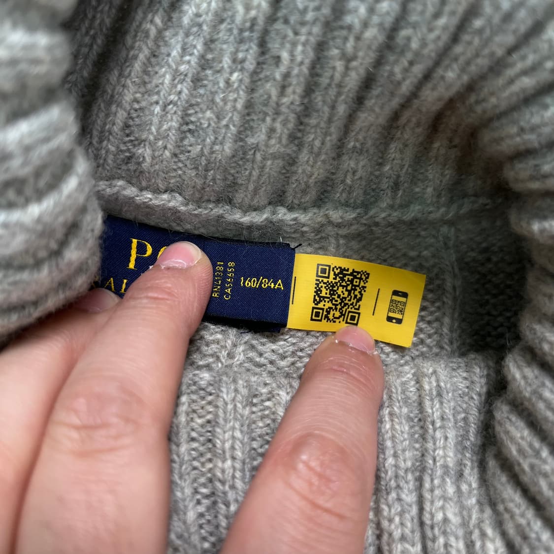 95 폴로 랄프로렌 신형라벨 램스울 터틀넥 니트 상품이미지4