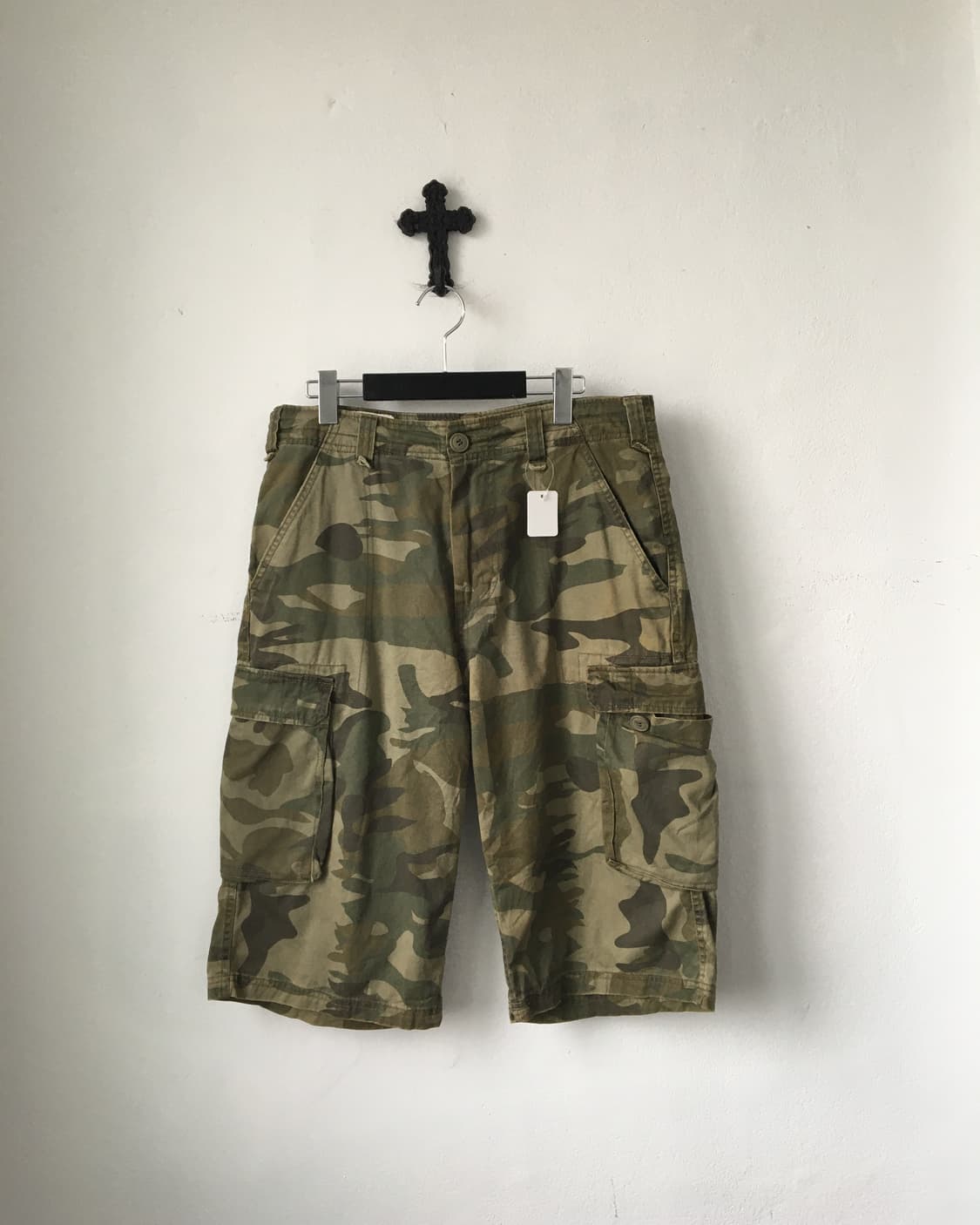 Camo pattern cago half pants 상품이미지2