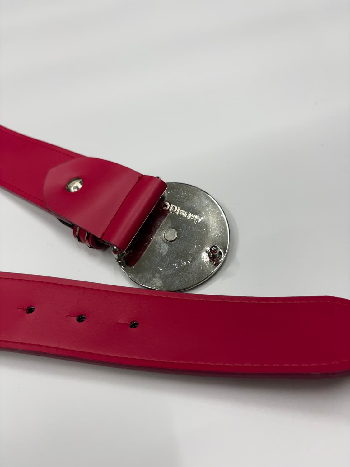 디즈니 미키마우스 핑크 레더 벨트 Disney Mickey 상품이미지5
