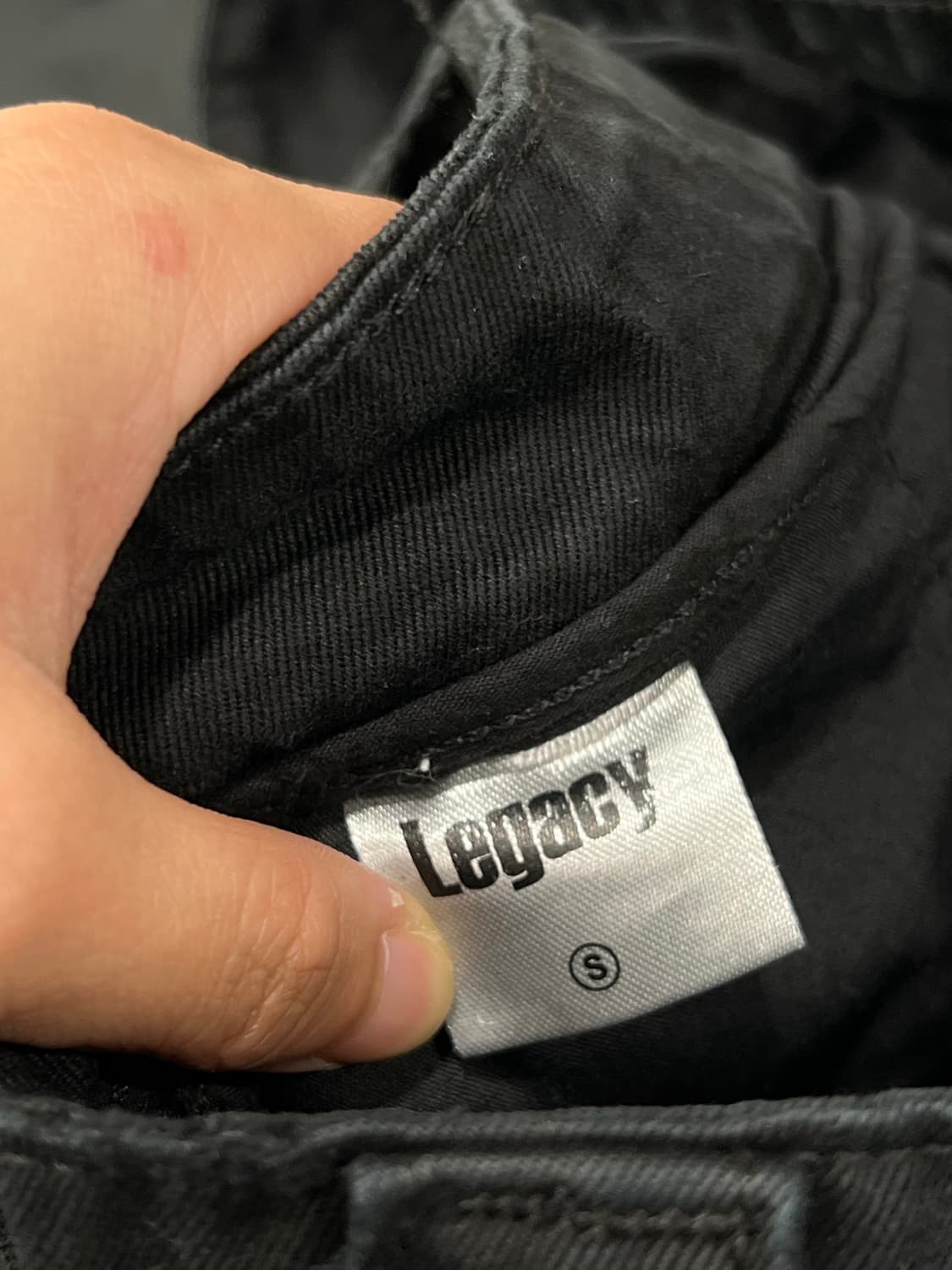 Legacy 와이드 카고 팬츠 블랙 상품이미지5