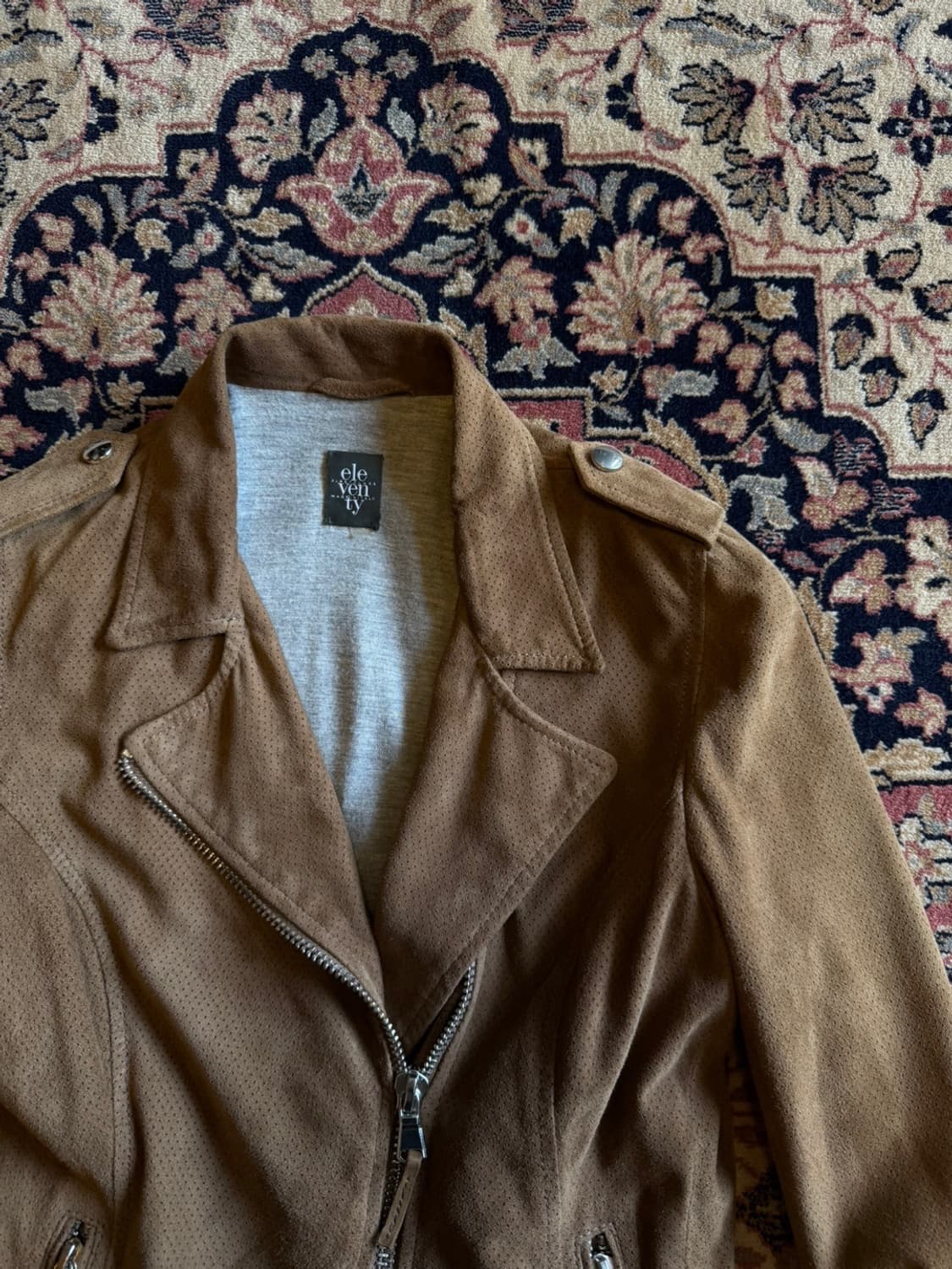 일레븐티 스웨이드 레더 라이더 자켓 55 상품이미지4