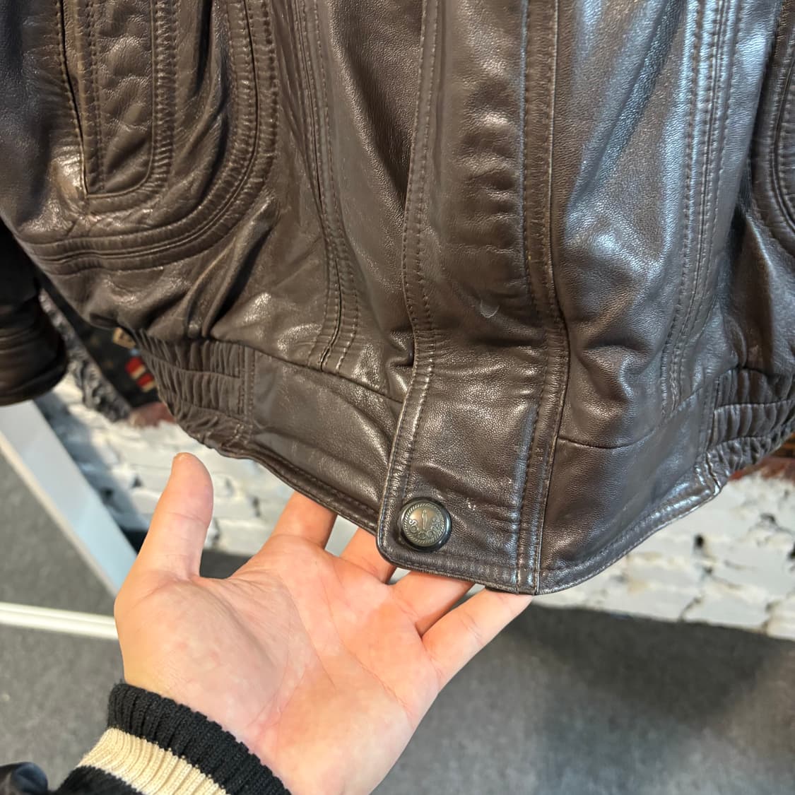 SORDOPA 빈티지 양가죽 봄버자켓 상품이미지6