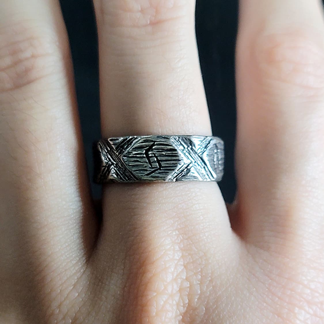 Skarn 실버 남자 엔틱 빈티지 명품 북유럽 바이킹 반지 상품이미지7