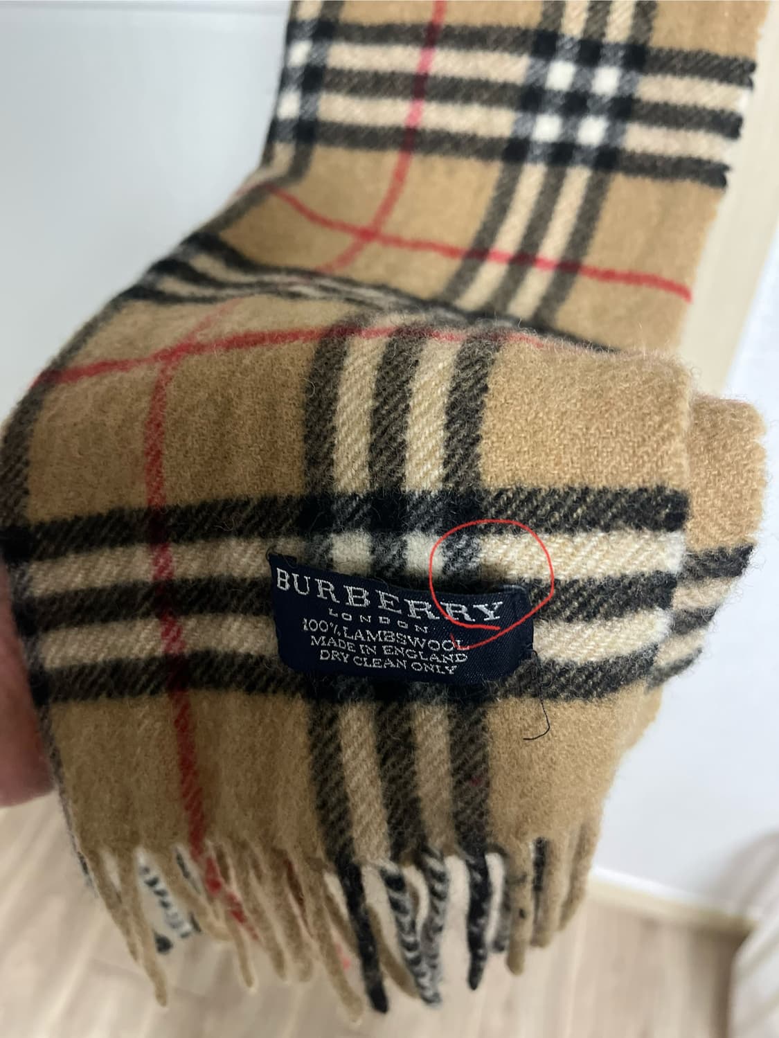 버버리 울 머플러 상품이미지7