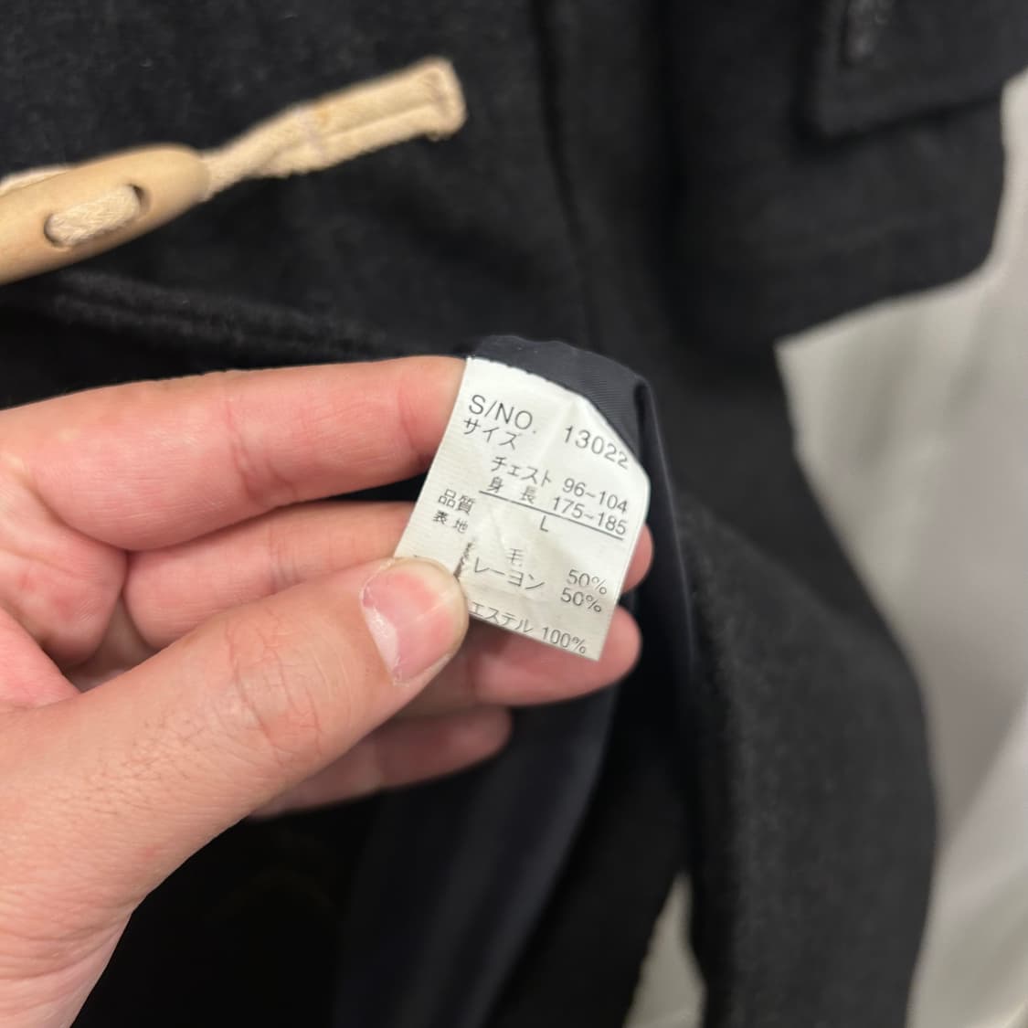 SKKONE 재팬 스트릿 울 모직 후드 더플 롱코트 상품이미지4