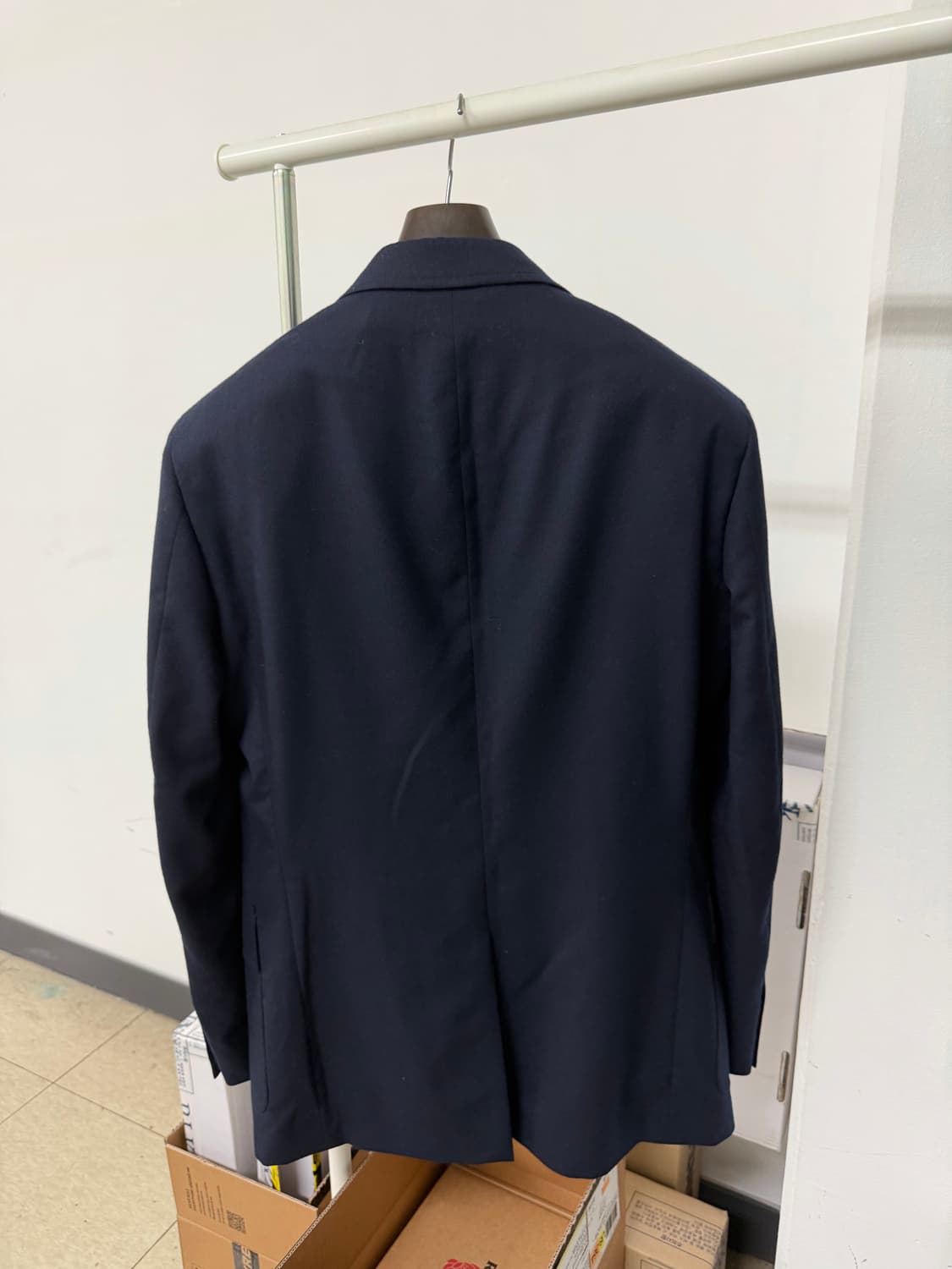 폴로 랄프로렌 네이비 도스킨 금장 버튼 블레이저 이태리 40L 새상품 상품이미지2