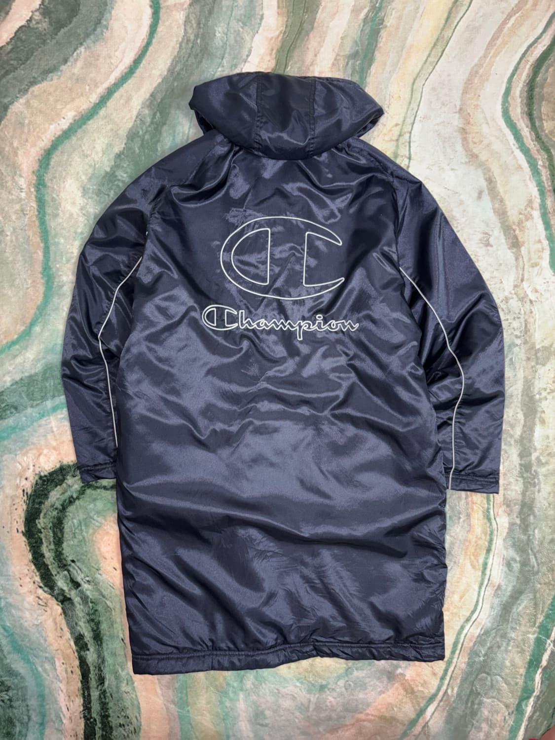 챔피온 자수 벤치 파카 상품이미지2