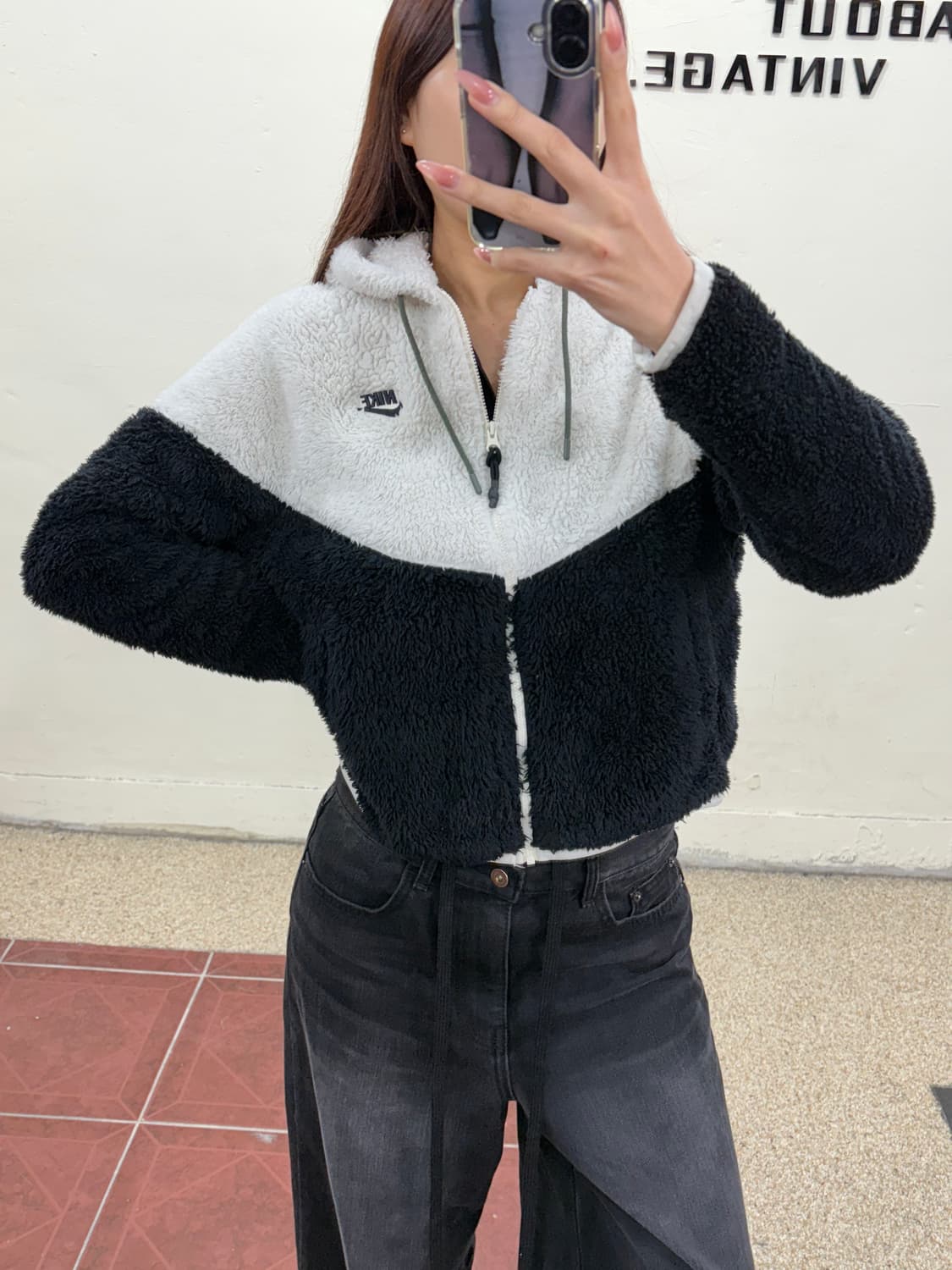 나이키 크롭후리스집업 M 상품이미지6