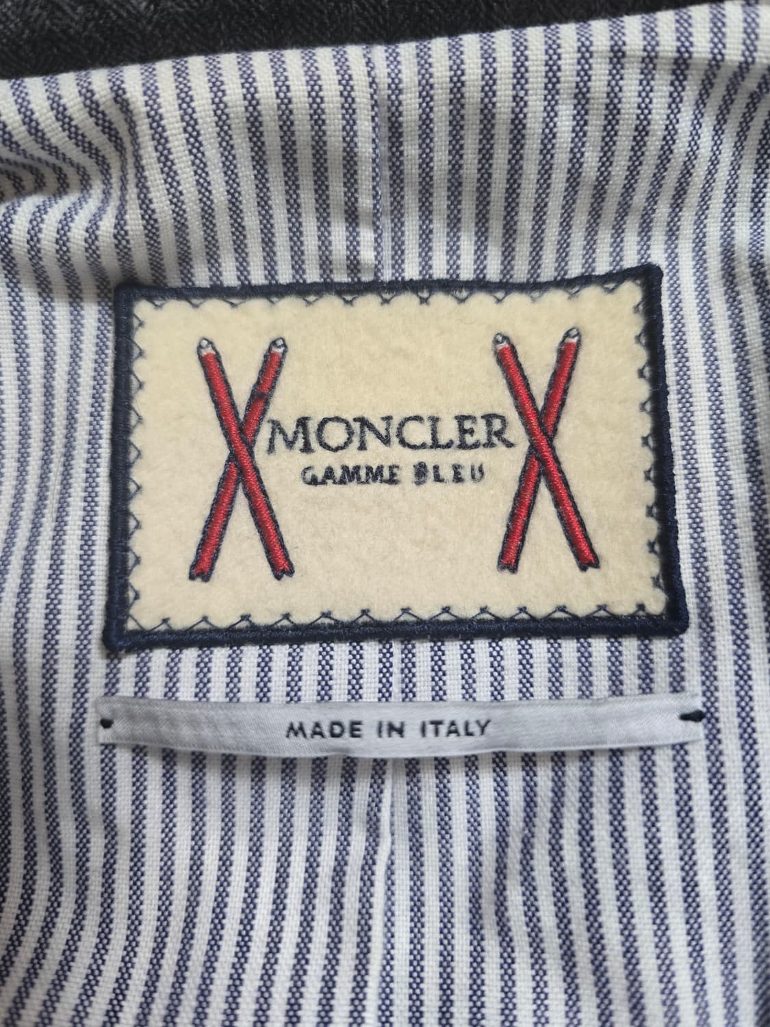 몽클레어 감마블루 퀼팅패딩 코트 상품이미지4