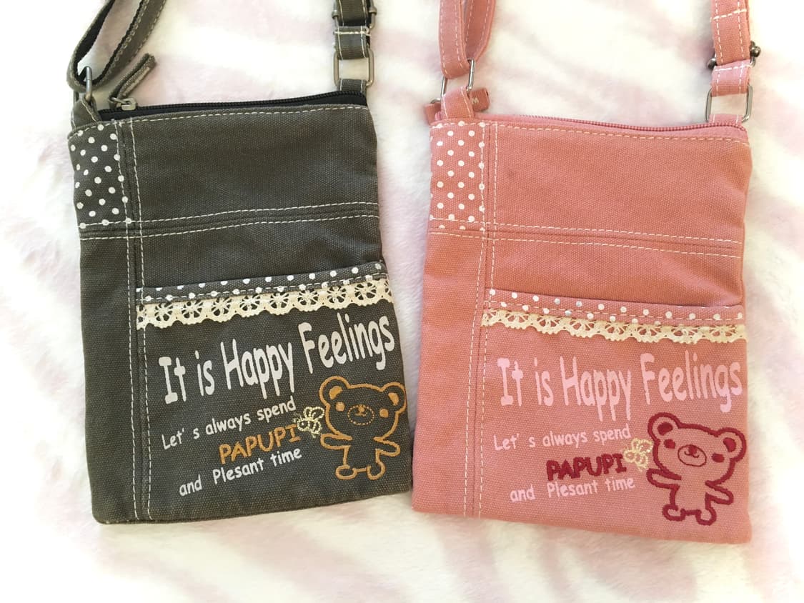 헤이세이 도트 쿠마 크로스백 모리걸 가방 땡땡이 갸루 핀터레스트 상품이미지2