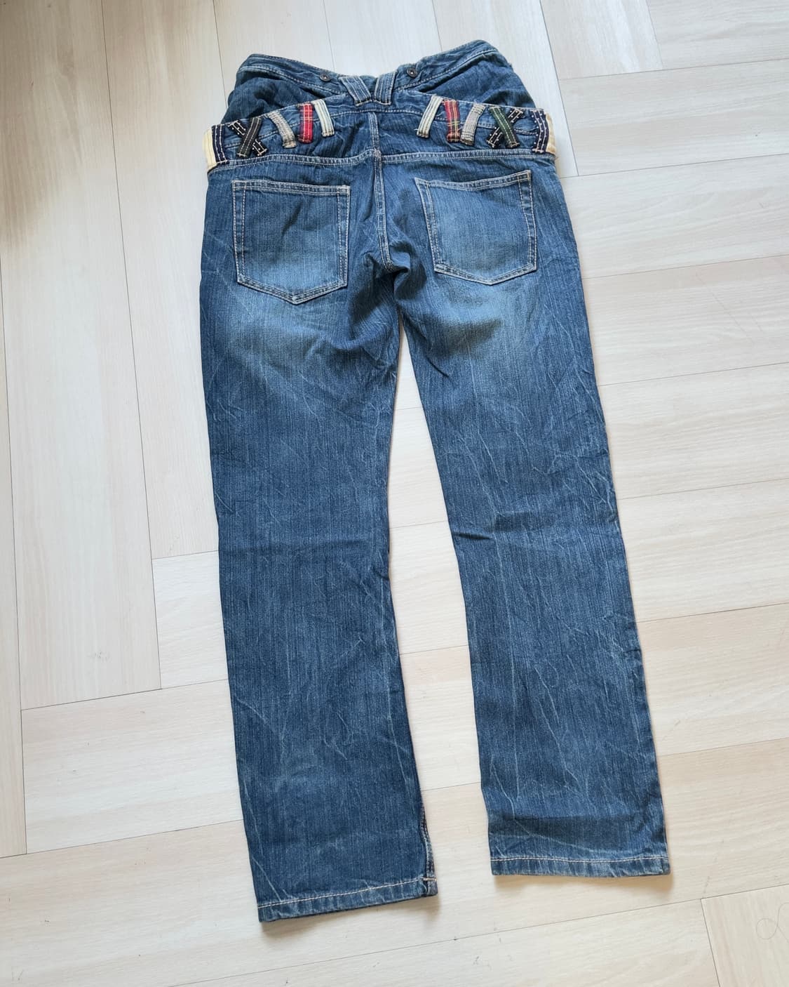 [NYLAUS] side double-waist denim pants 상품이미지4