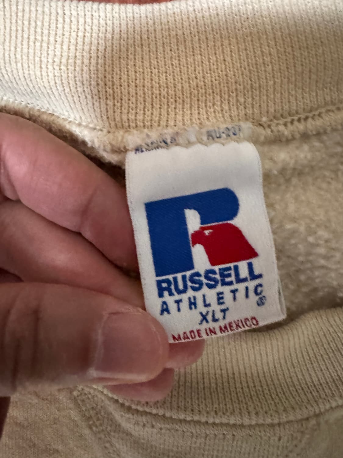[XLT] 멕시코제 러셀 베이지 스웻셔츠 상품이미지3