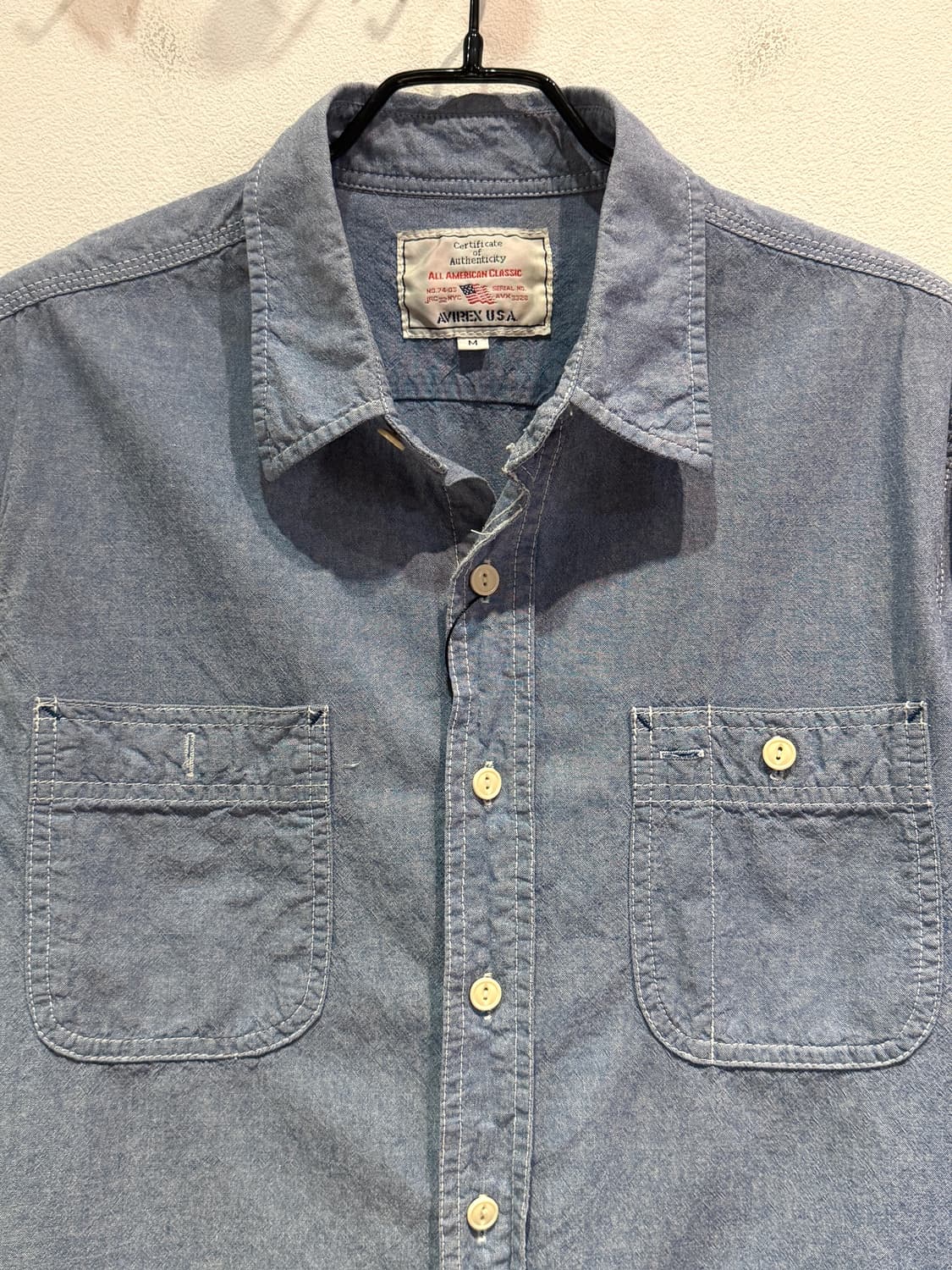 Avirex USA Chambray Shirt 상품이미지1