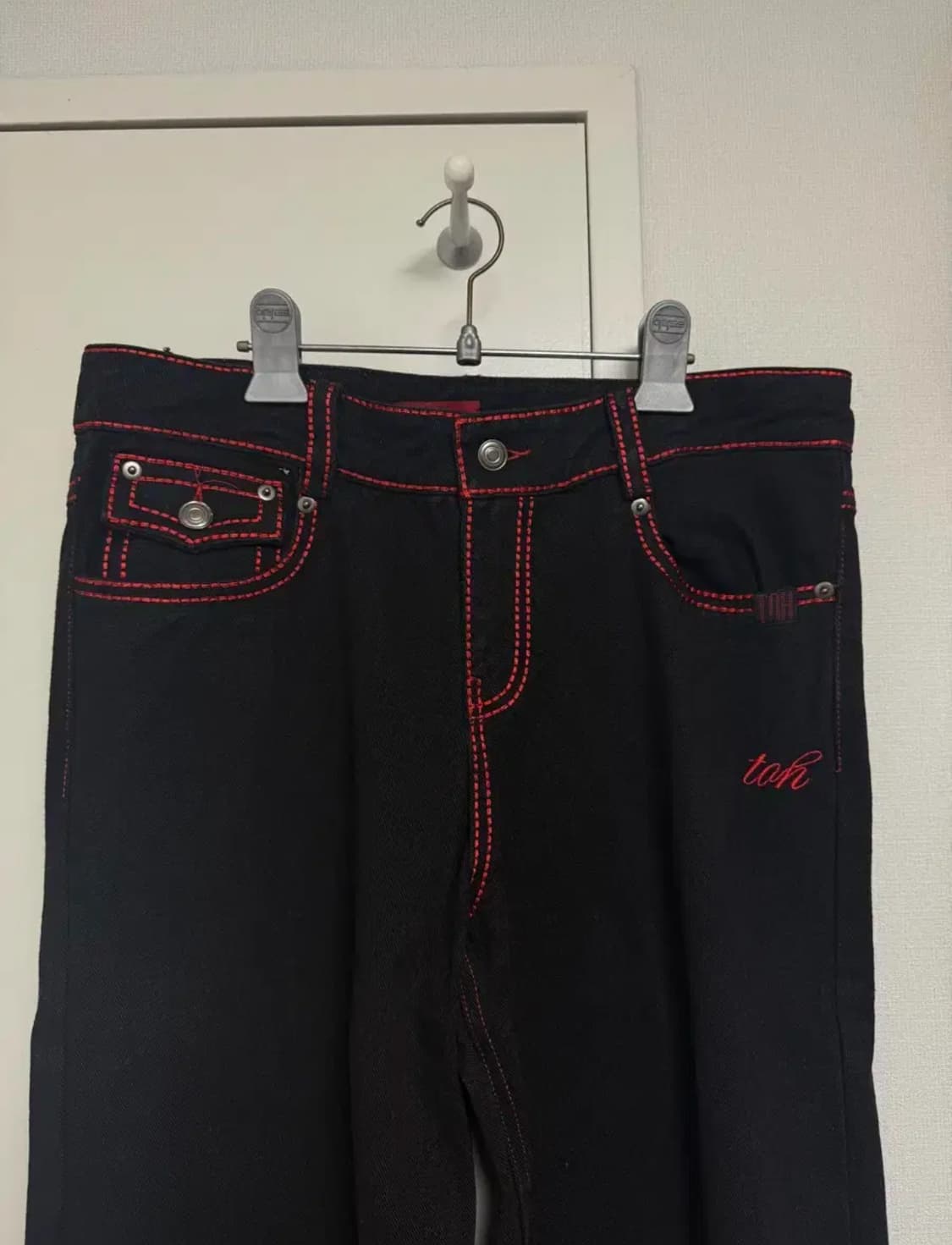 toh 티오에이치 체리 스티치 로우 팬츠 상품이미지4