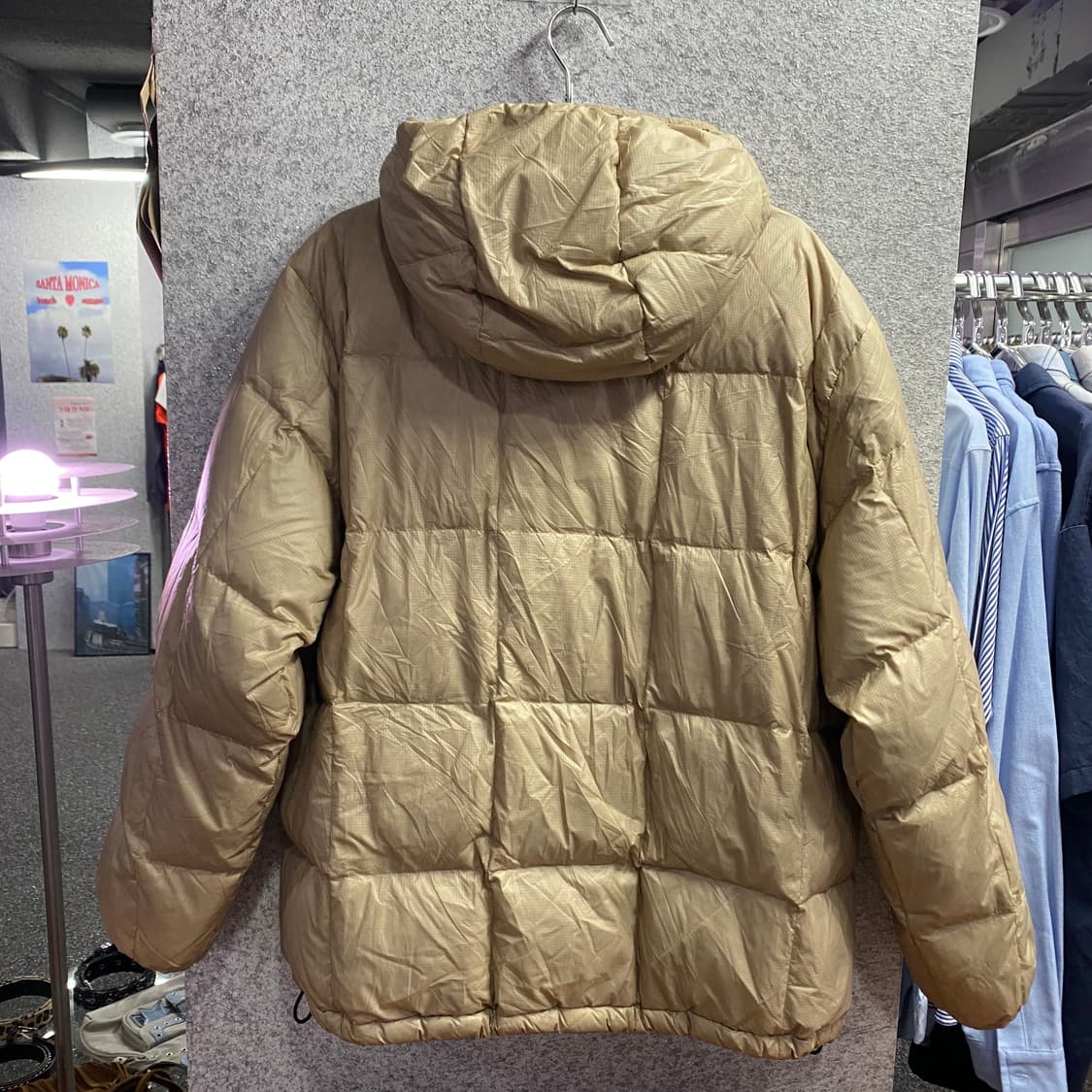 LMC 후디드 푸퍼 샌드 덕다운 파카 패딩 B3815 상품이미지5