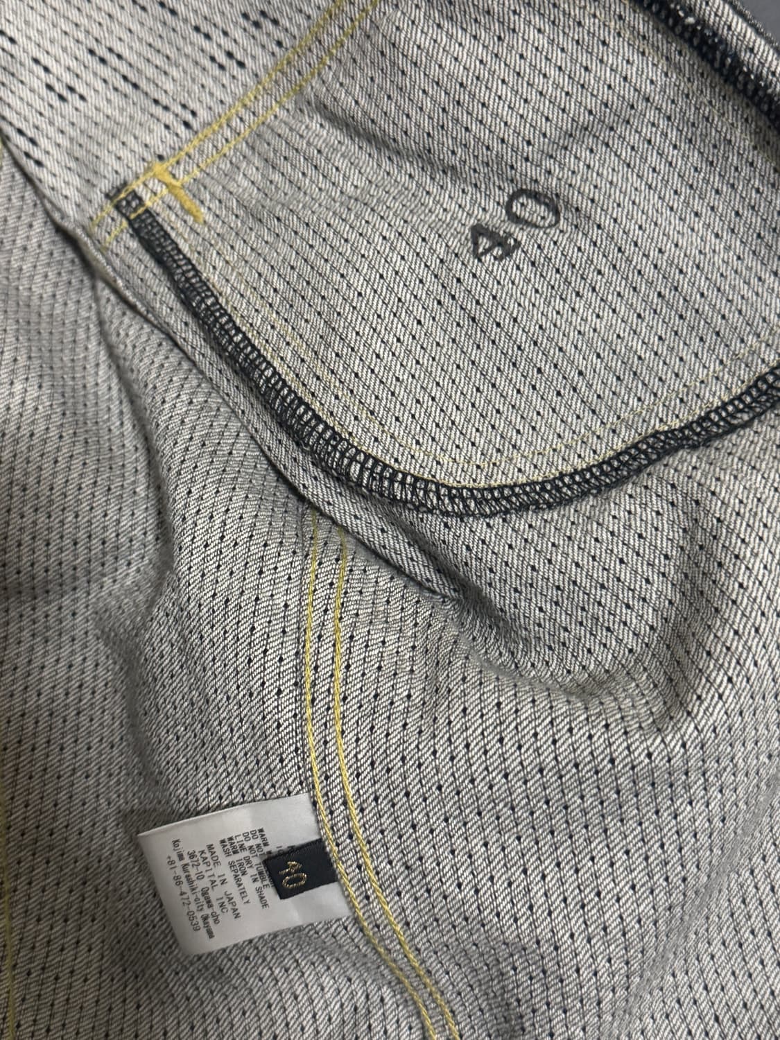 [40] 캐피탈 센츄리 No.7 데님 자켓 상품이미지4