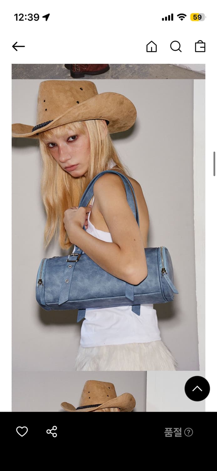 샌드뮤지엄 OAK BAG [Steel Blue] 상품이미지1