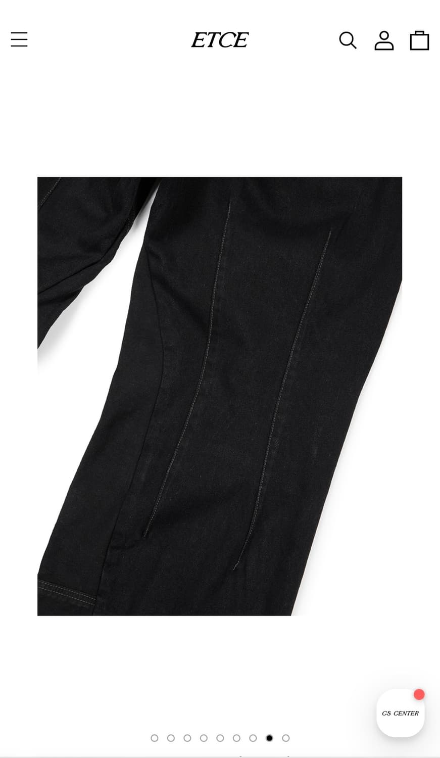 Curved Panel Denim pants 상품이미지5