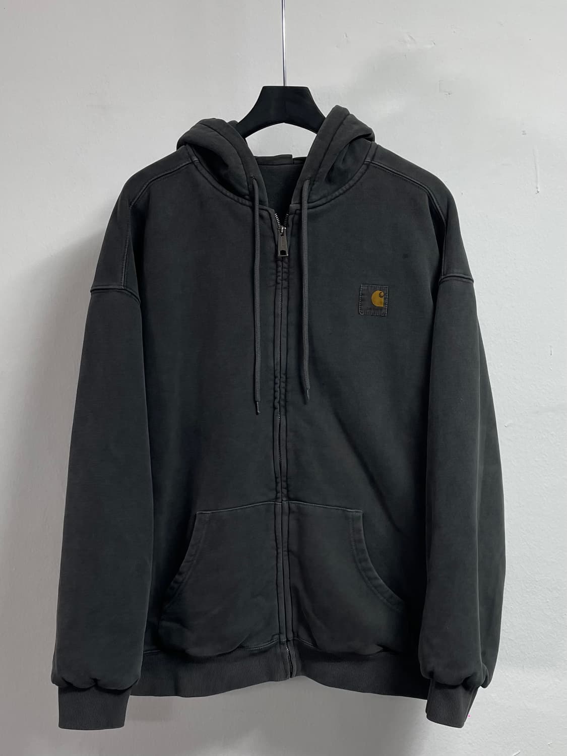 칼하트 웍스아웃 피그먼트 워싱 헤비 스웻 후드집업 (on.93)   상품이미지1