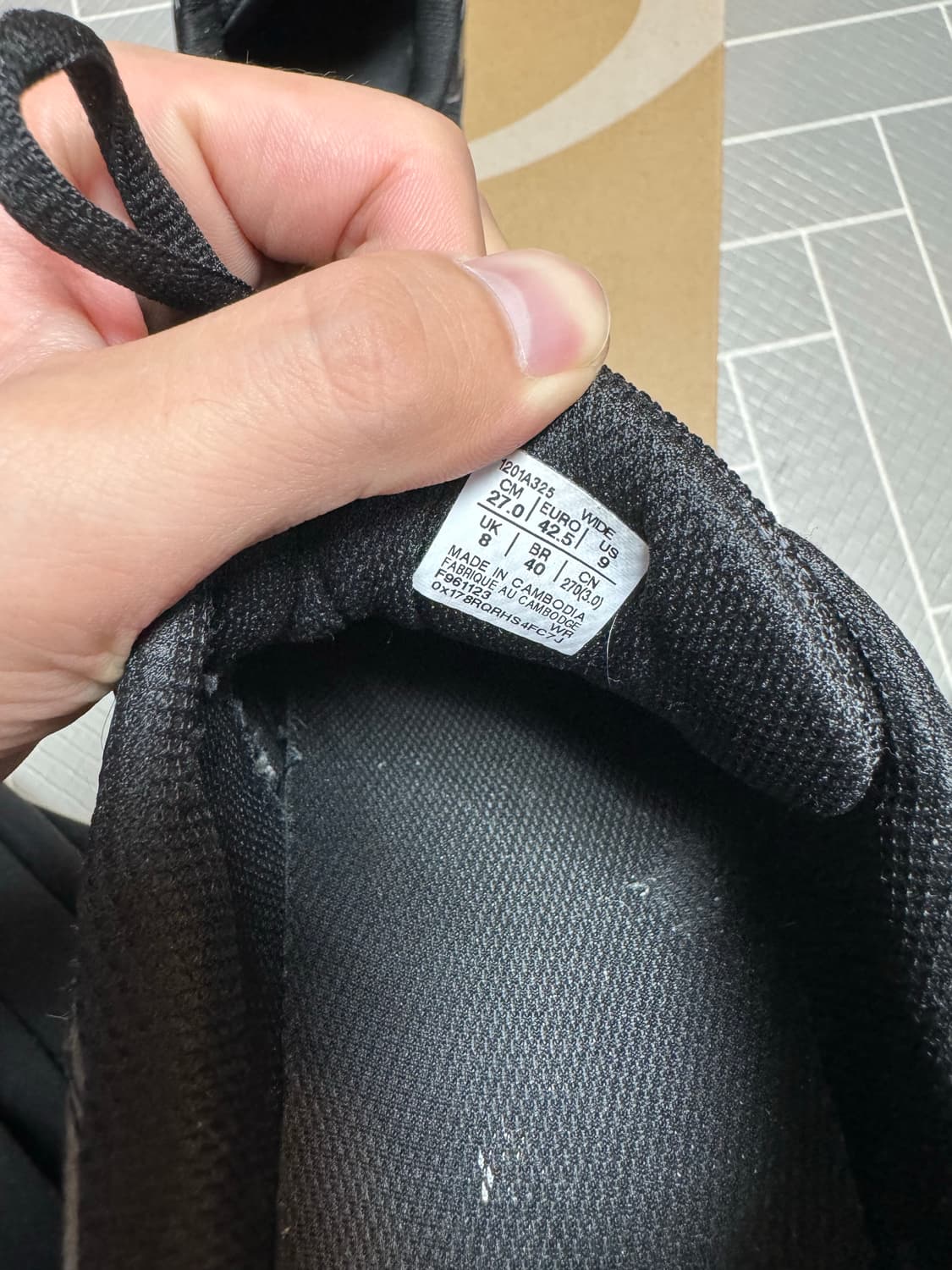 아식스 조그 100 s 블랙 - 2E 와이드 상품이미지6