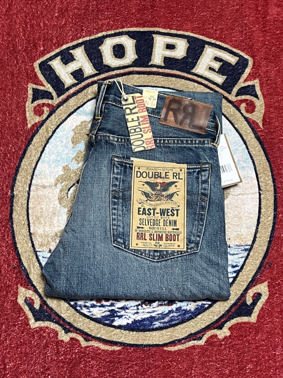 더블알엘 (RRL) 슬림부츠 브라이어필드 셀비지 진  상품이미지1