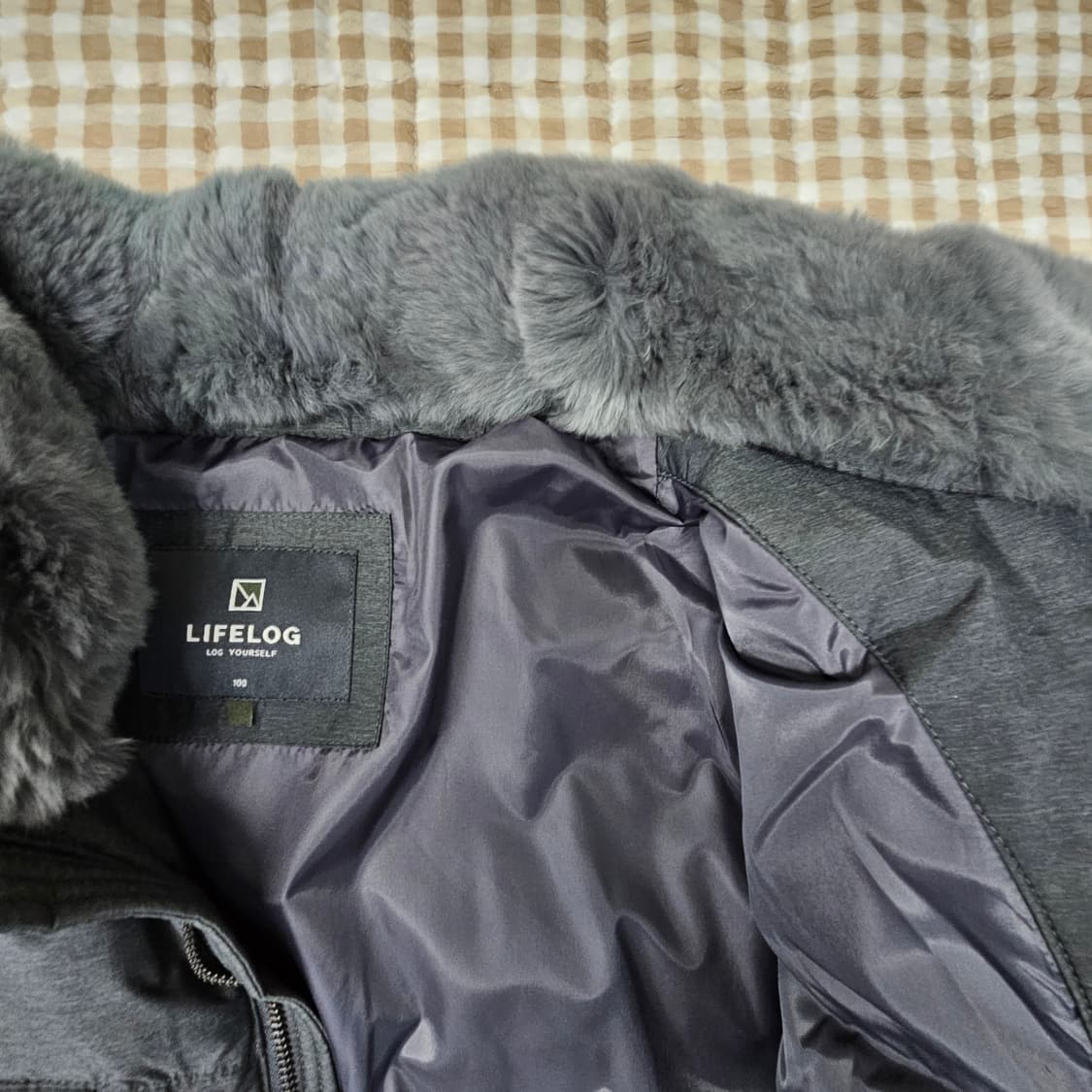 라이프로그 오리털 코트형 패딩 남자100 상품이미지8