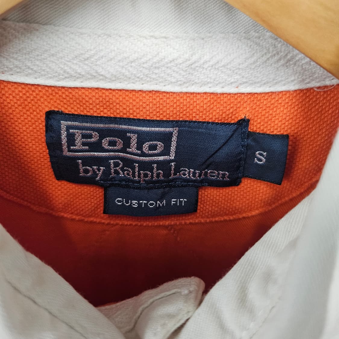 폴로 랄프로렌 빅포니 커스텀핏 반팔 카라티 오렌지 상품이미지5