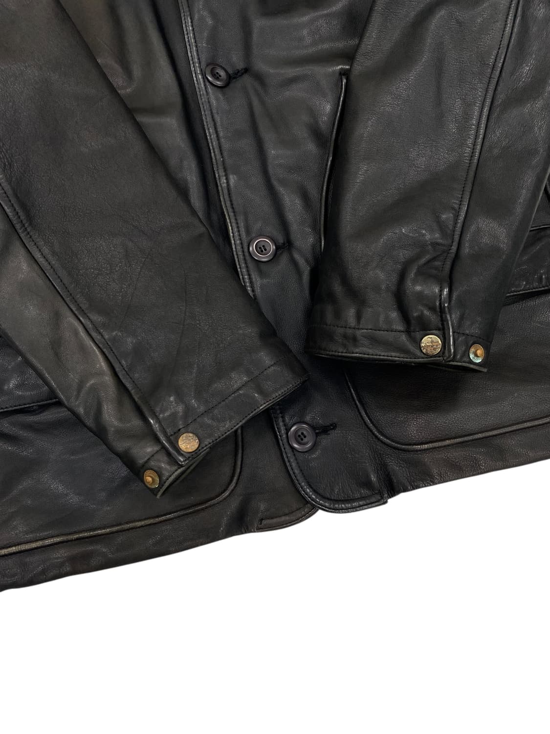 8-90‘s chevignon 소가죽 헌팅 자켓 상품이미지6