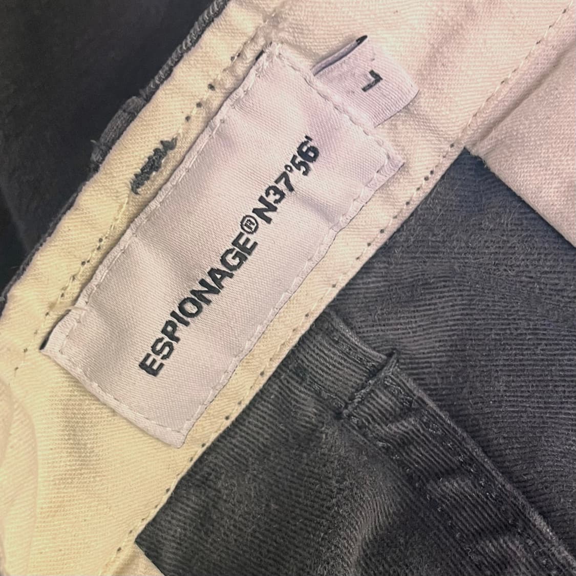 에스피오나지 챠콜 카고팬츠 SIZE L 상품이미지5