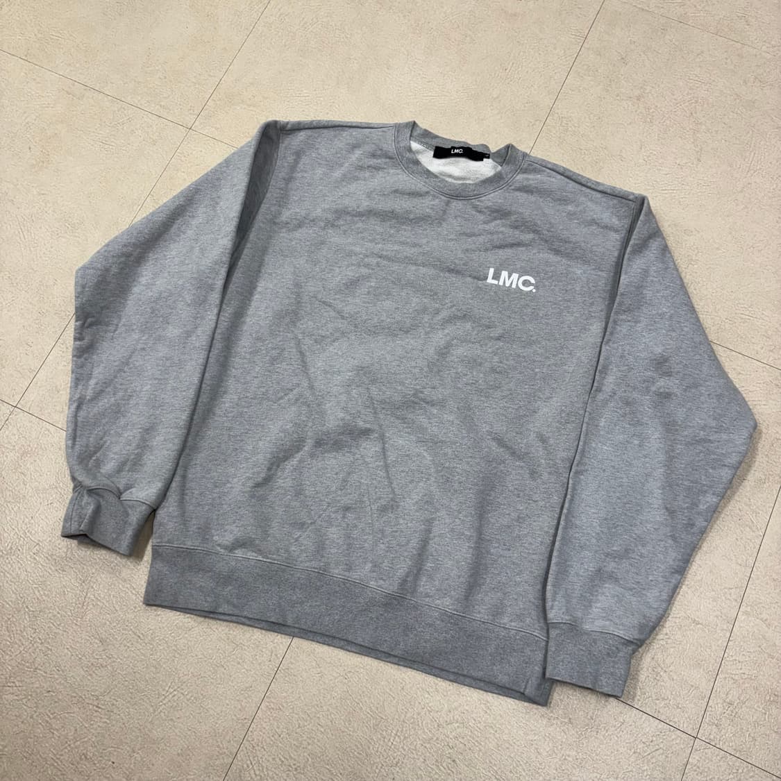 Lmc 빅로고 그레이 맨투맨 상품이미지1