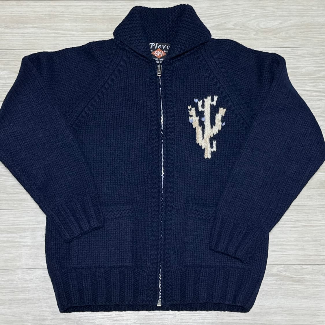 컨디션 최상) 코위찬 니트 집업 인디언 패턴 상품이미지2